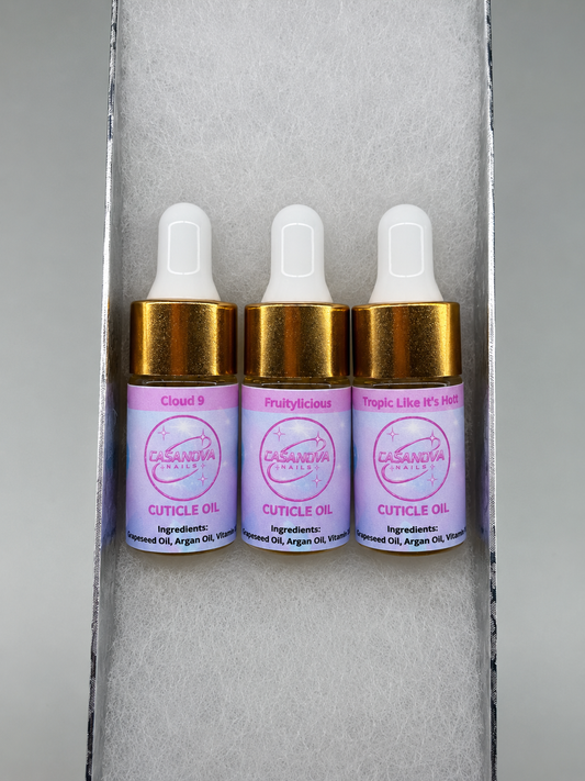 Boss Gloss Cuticle Oil Dropper Trio
